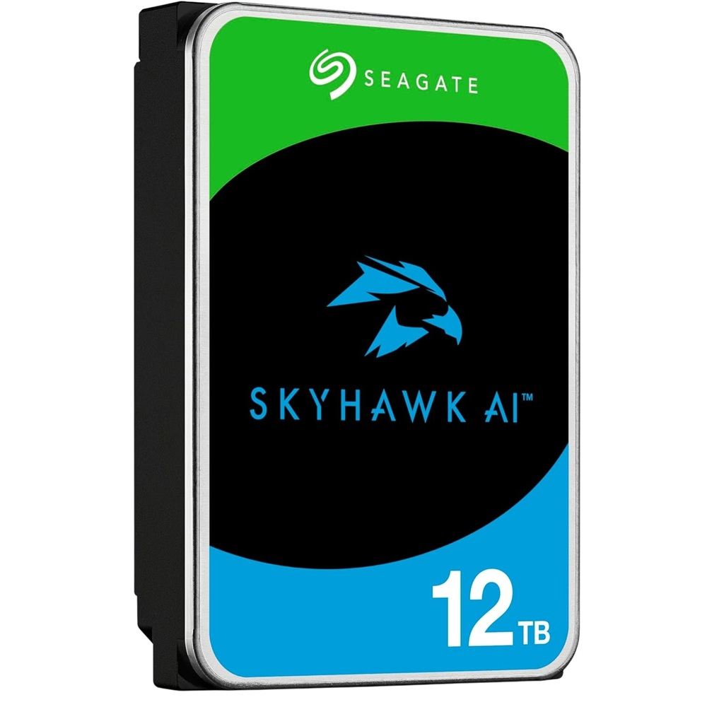 Жесткий диск 12 TB Seagate Skyhawk AI Surveillance 7200 rpm 512MB (ST12000VE003)