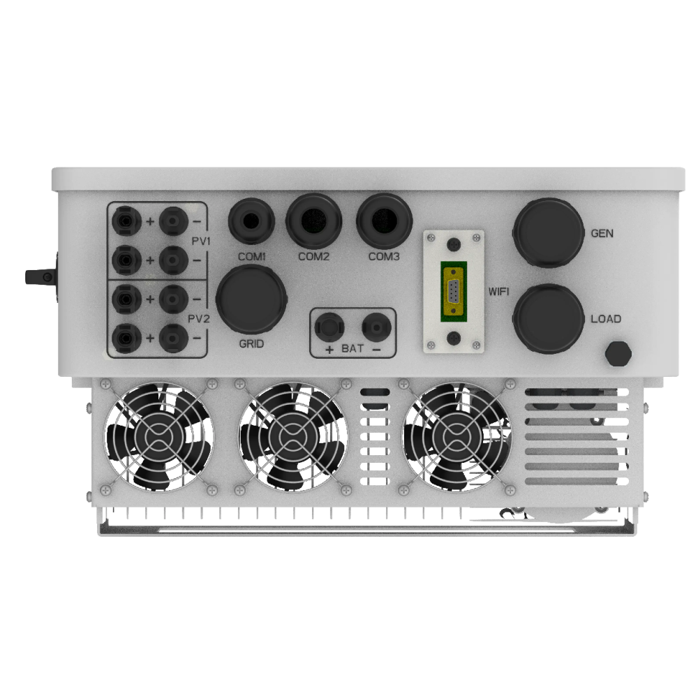 Гибридный высоковольтный инвертор Deye SUN-15K-SG01HP3-EU-AM2 трехфазный