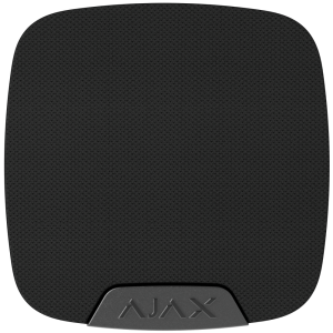 Бездротова сирена Ajax Superior HomeSiren Jeweller black з клемою для світлодіода (67731.11.BL1)