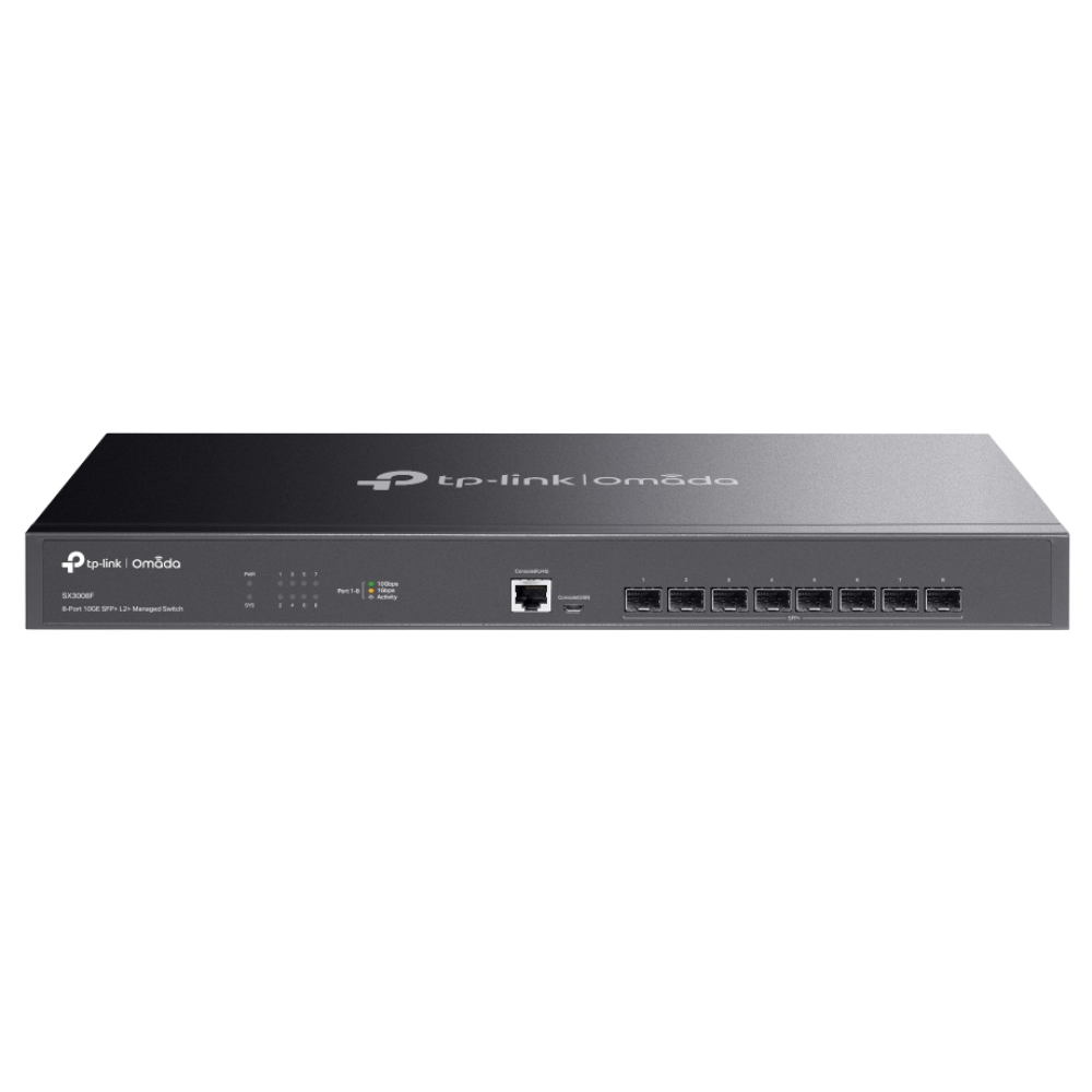 8-портовый коммутатор TP-Link Omada SX3008F управляемый