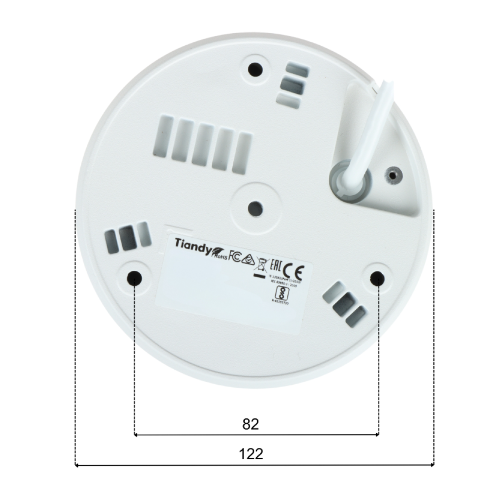 5 Мп панорамна IP-відеокамера Tiandy TC-C35VN з PoE