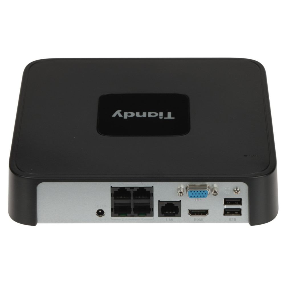 4-канальный NVR-видеорегистратор Tiandy TC-R3104 Spec: I/B/P4/C/Eu/L/S/V2.0