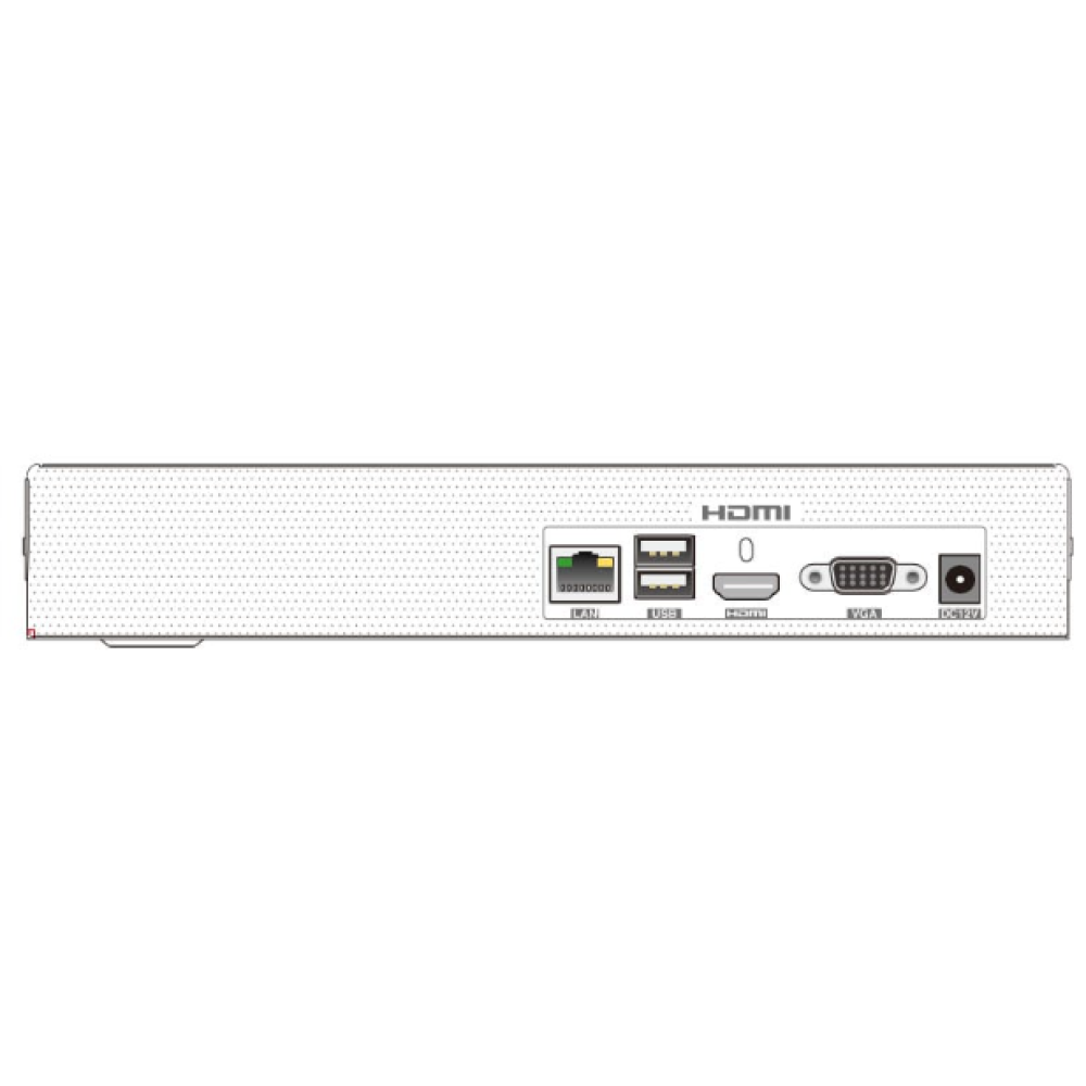 8-канальний IP-відеореєстратор 8Mp TVT TD-3008H1-B1-B