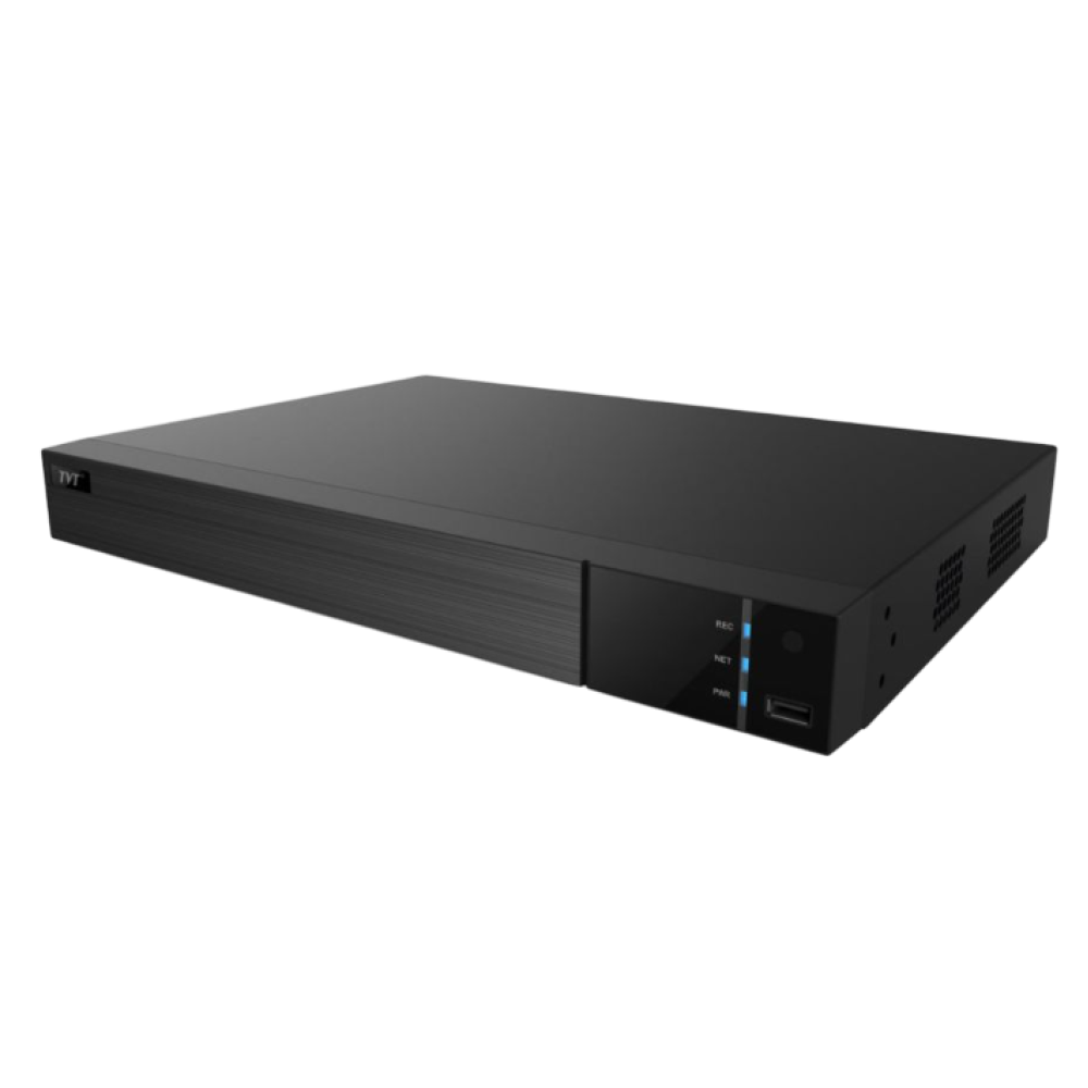 16-канальний IP-відеореєстратор 8Mp TVT TD-3116H2-B2-B (160-160)