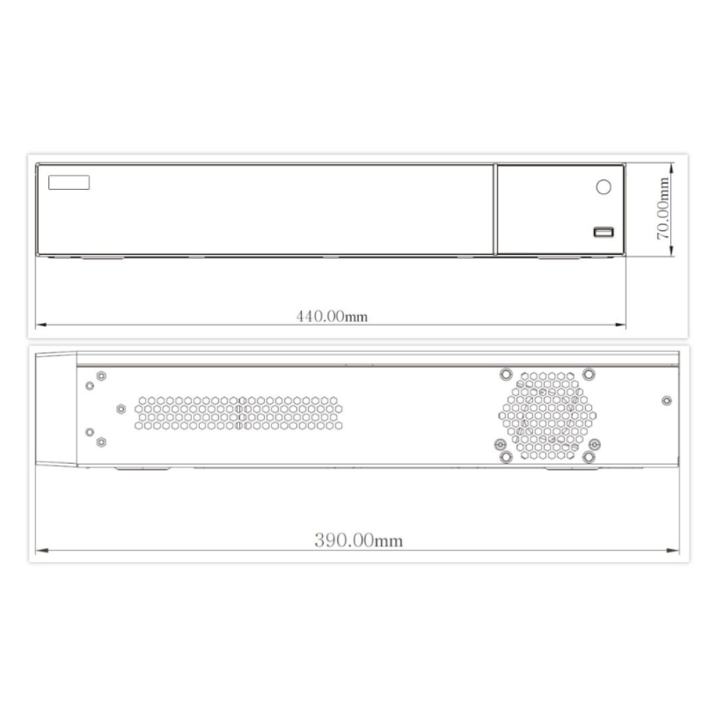 32-канальный IP-видеорегистратор 8Mp TVT TD-3132H4-B2-B (192-192)
