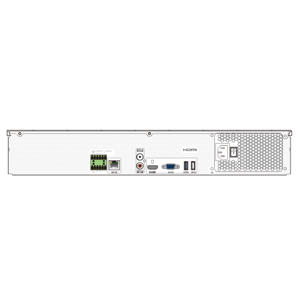 32-канальный IP-видеорегистратор 8Mp TVT TD-3132H4-B2-B (192-192)