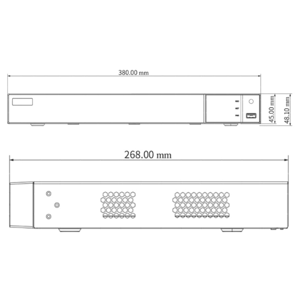 32-канальный IP-видеорегистратор 12Mp TVT TD-3332H2-B2(320-256)