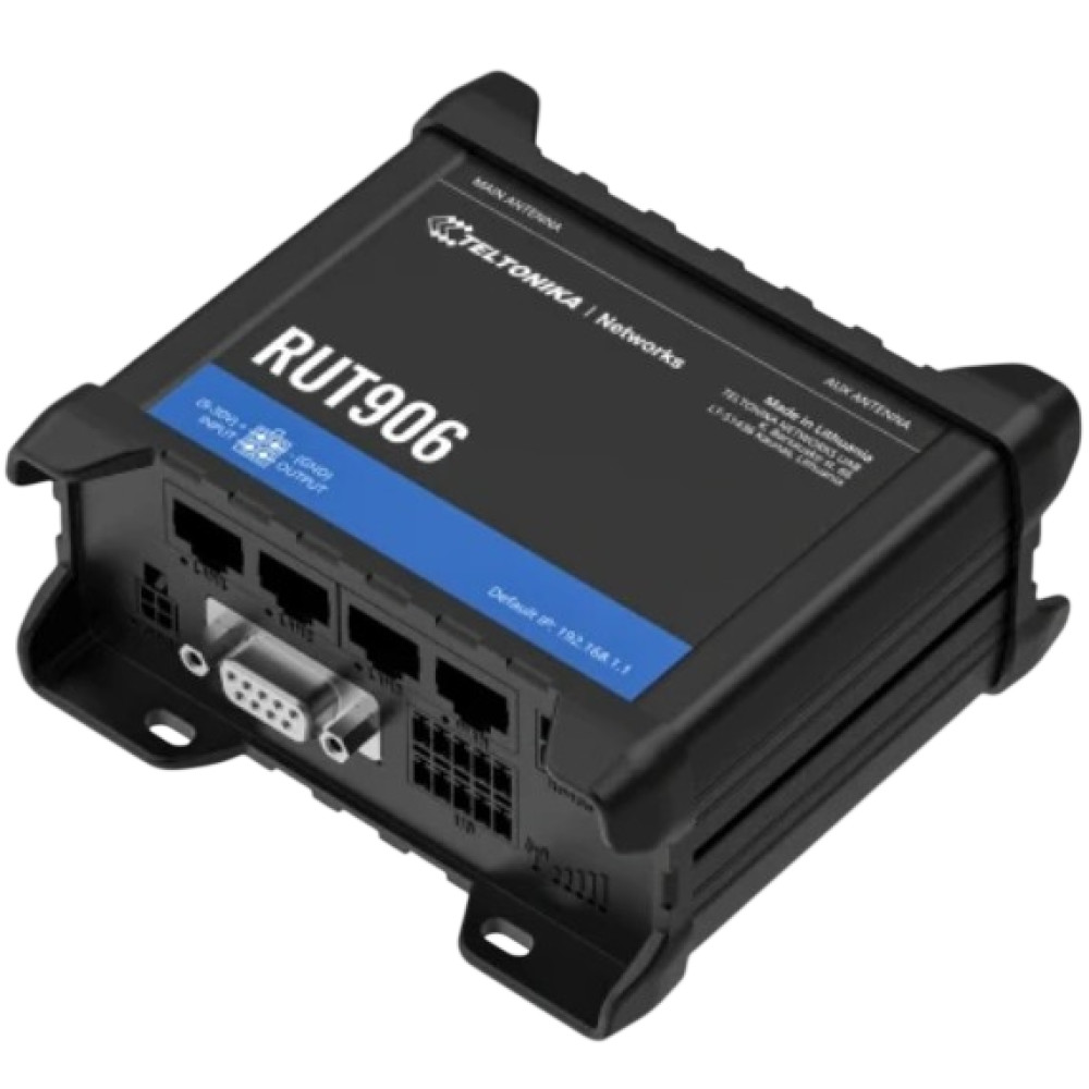 Промисловий стільниковий маршрутизатор Teltonika RUT906 з 4G LTE, Wi-Fi, RS-232, RS-485
