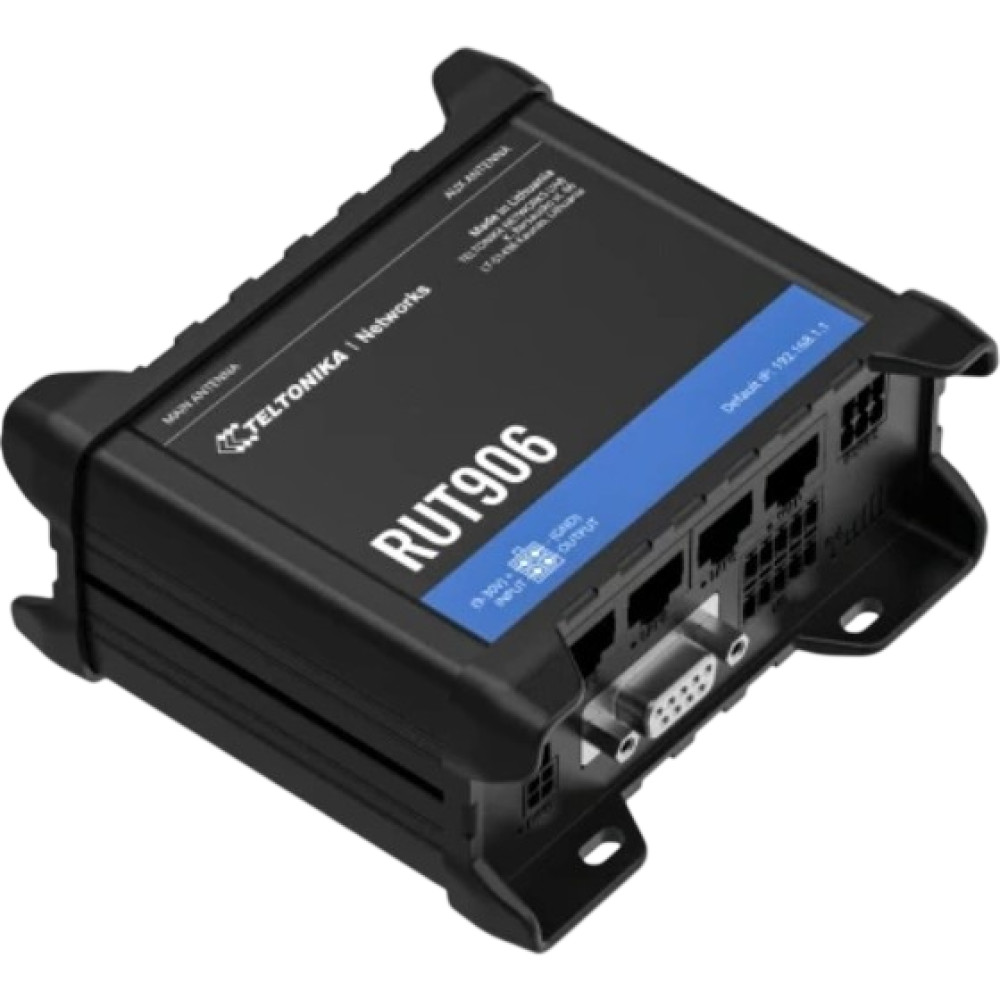 Промисловий стільниковий маршрутизатор Teltonika RUT906 з 4G LTE, Wi-Fi, RS-232, RS-485