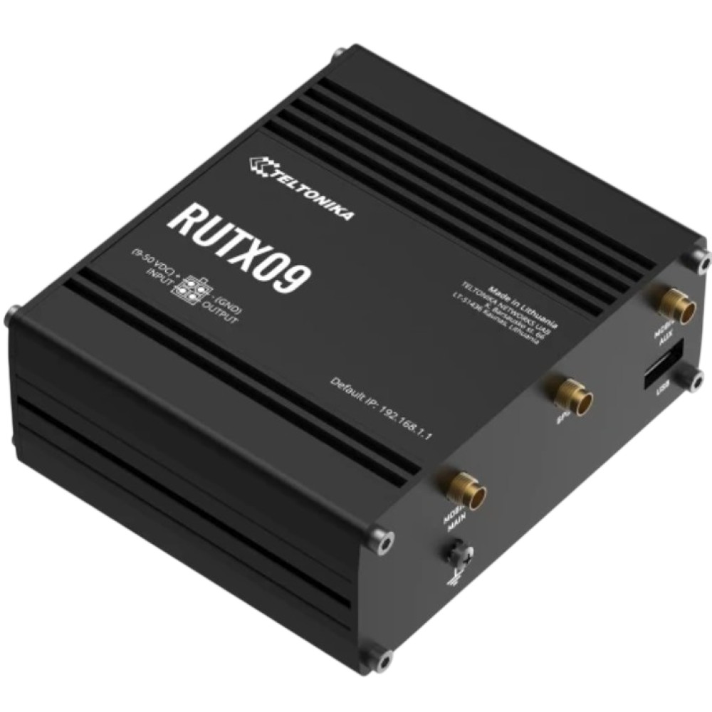 Промышленный сотовый маршрутизатор Teltonika RUTX09 IoT c 4G LTE, Wi-Fi