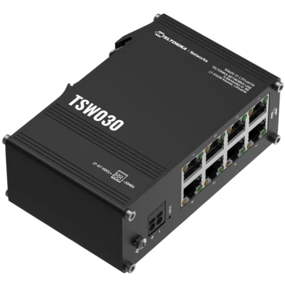 8-портовый коммутатор Teltonika TSW030 неуправляемый