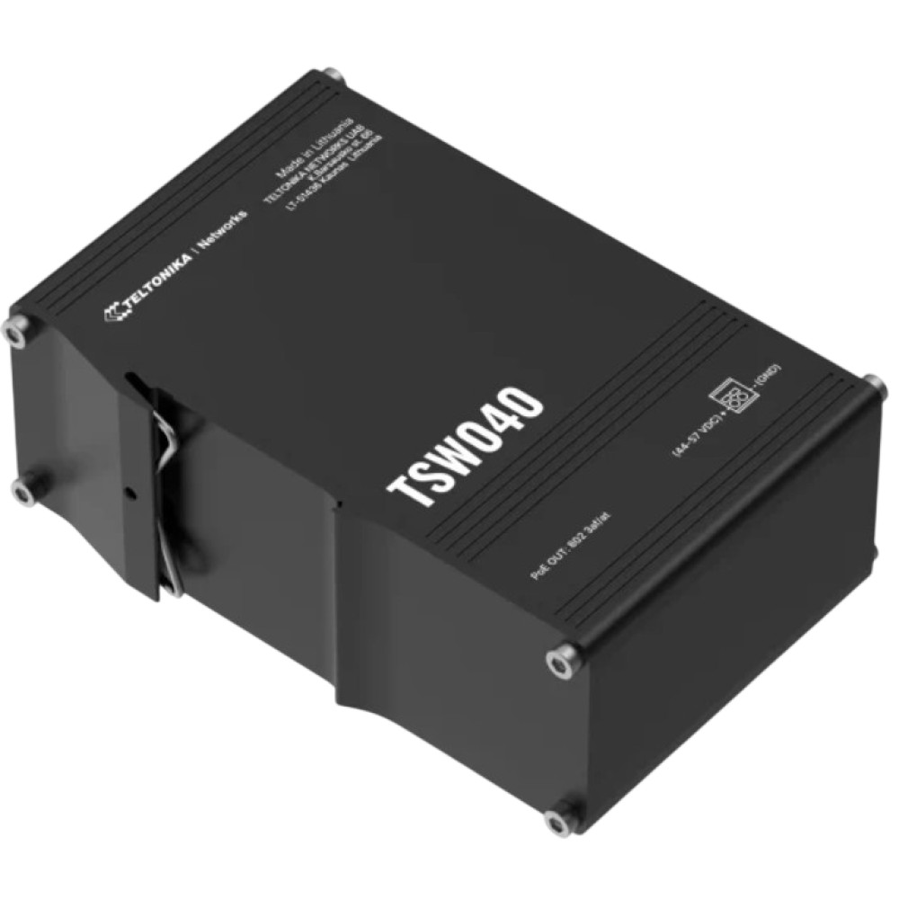 8-портовий комутатор Teltonika TSW040 PoE+ некерований