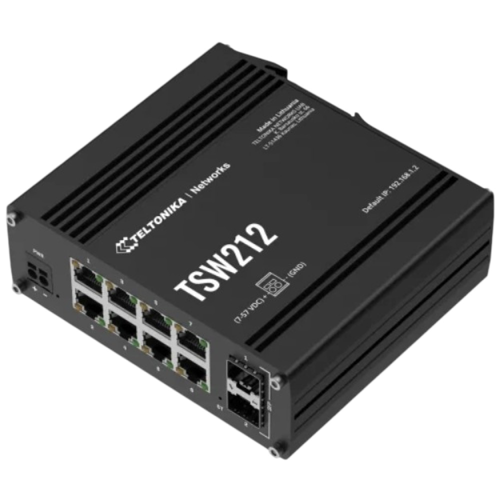 8-портовий комутатор Teltonika TSW212 керований