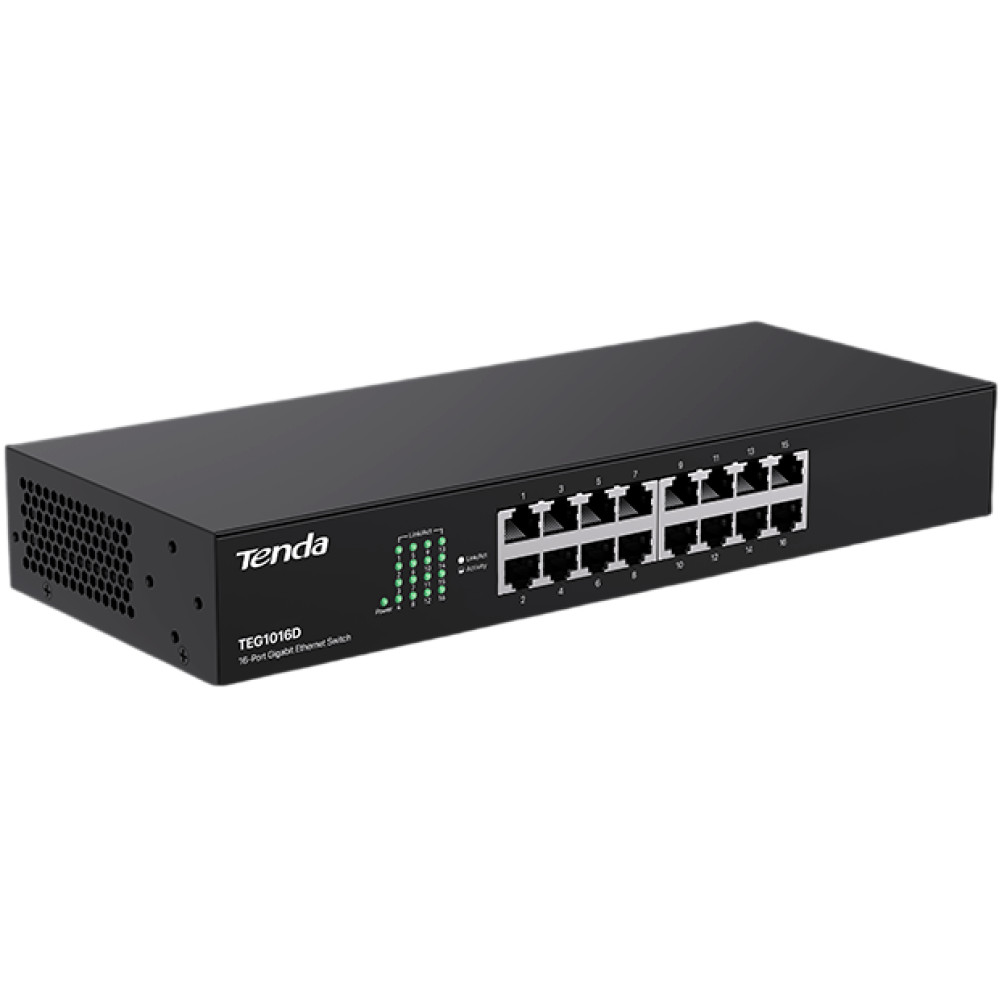 Коммутатор Tenda TEG1016D неуправляемый