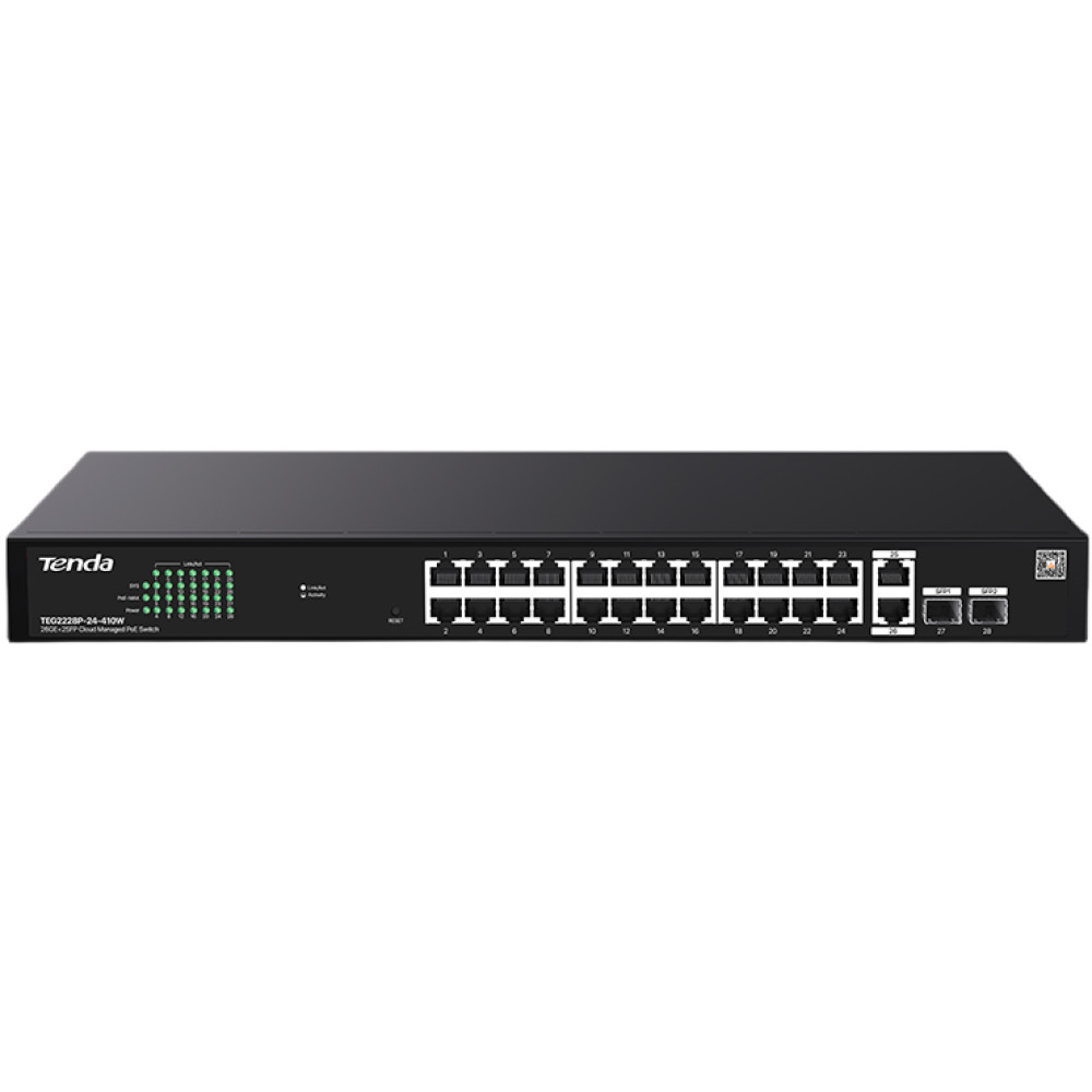 Комутатор Tenda TEG2228P-24-410W керований