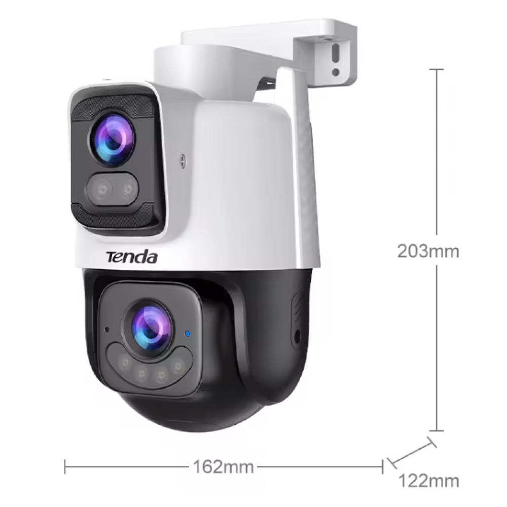5+5 Мп PTZ IP-видеокамера Tenda CH10