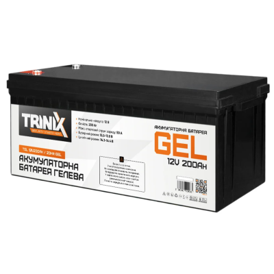 Акумуляторна батарея гелева 12В 200Аг Trinix TGL12V200Ah/20Hr GEL