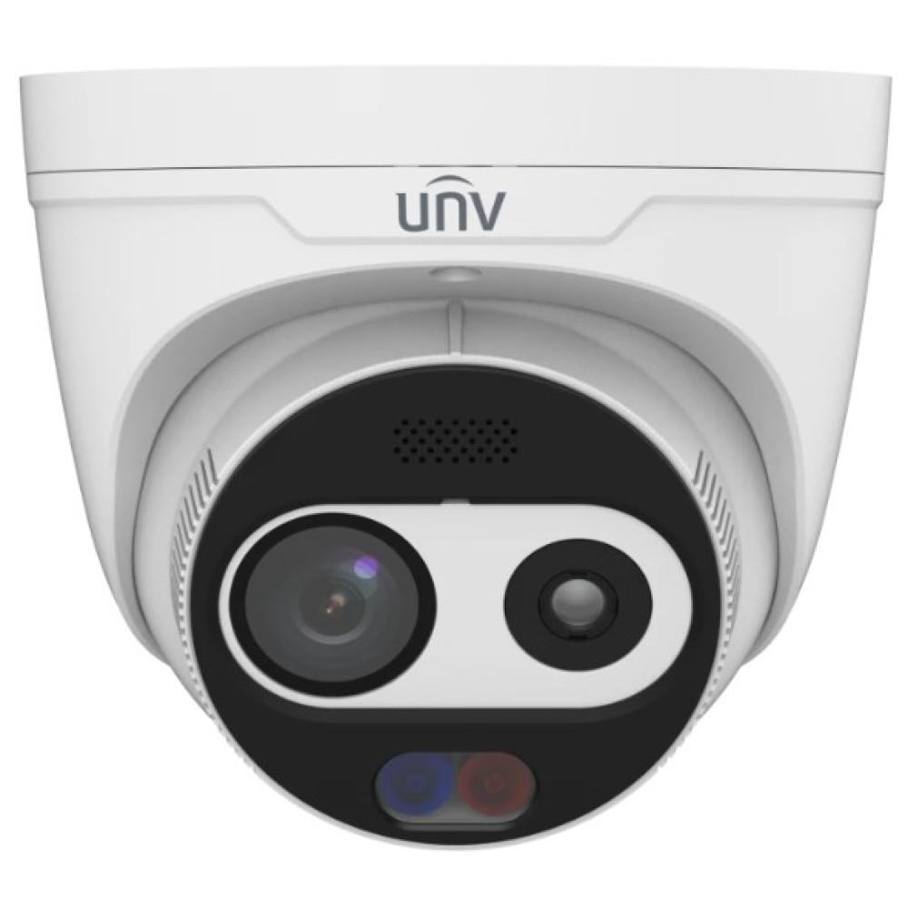 4 Мп тепловізійна IP-відеокамера Uniview TIC3612SA-F7-4F6AC-I1 White