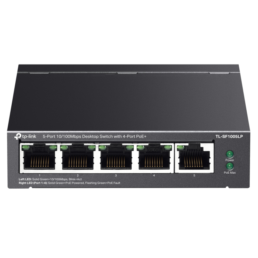 5-портовий PoE-комутатор TP-Link TL-SF1005LP некерований
