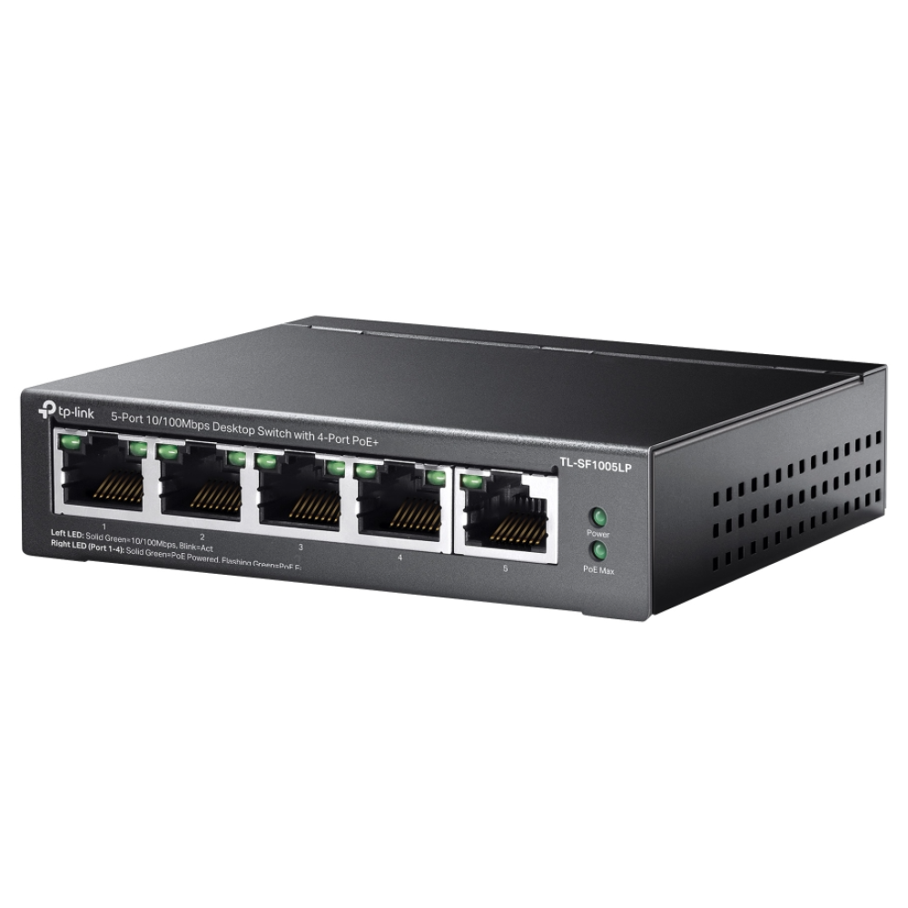 5-портовий PoE-комутатор TP-Link TL-SF1005LP некерований