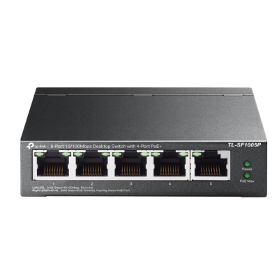 5-портовый PoE-коммутатор TP-Link TL-SF1005P неуправляемый