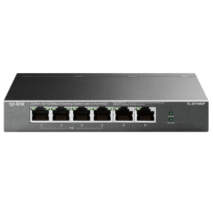 6-портовий PoE-комутатор TP-Link TL-SF1006P некерований