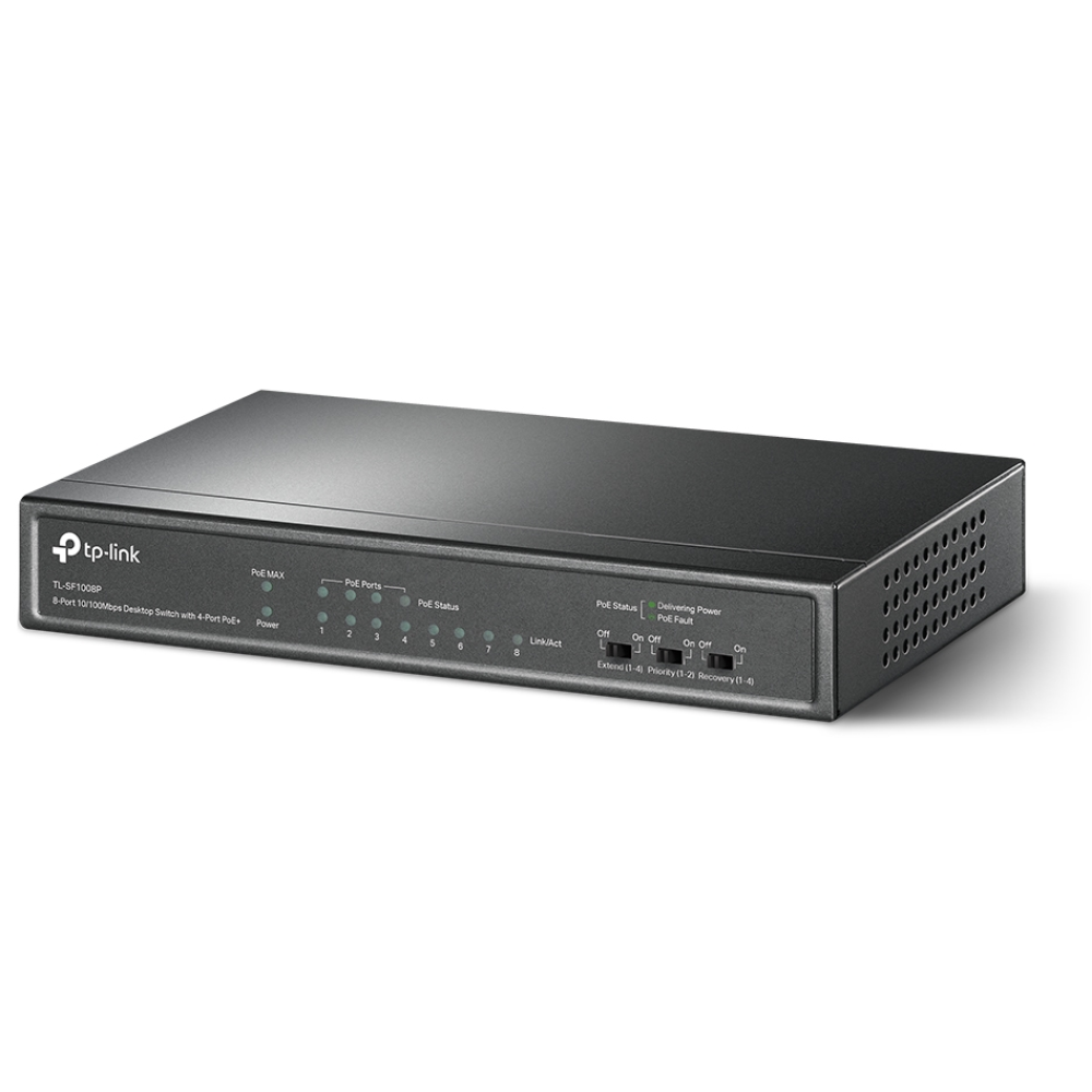 8-портовий PoE-комутатор TP-Link TL-SF1008P некерований