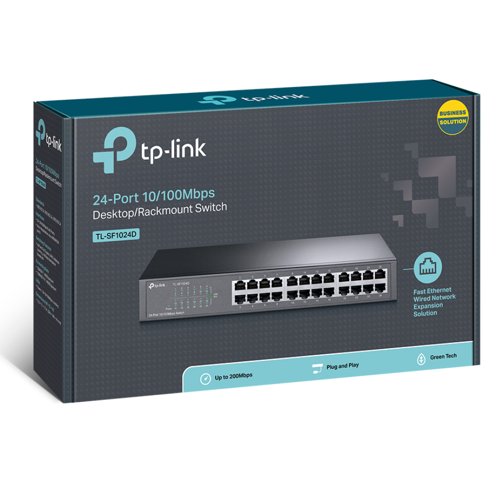 24-портовый коммутатор TP-Link TL-SF1024D неуправляемый