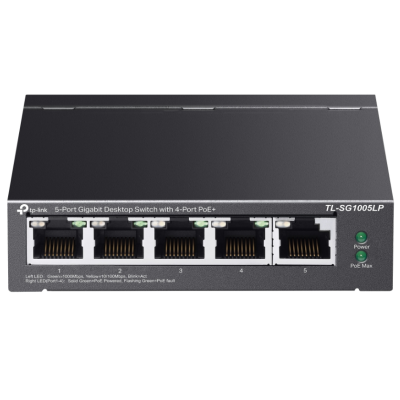 5-портовый PoE-коммутатор TP-Link TL-SG1005LP неуправляемый