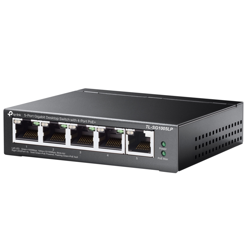 5-портовый PoE-коммутатор TP-Link TL-SG1005LP неуправляемый