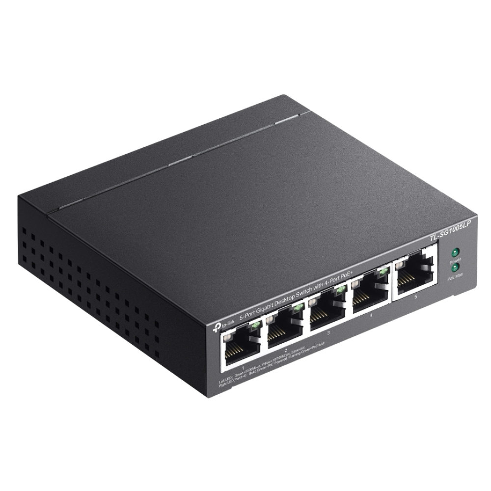 5-портовый PoE-коммутатор TP-Link TL-SG1005LP неуправляемый
