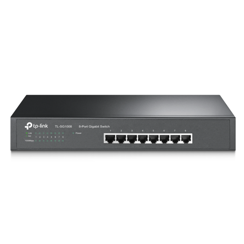 8-портовый гигабитный коммутатор TP-Link TL-SG1008 неуправляемый