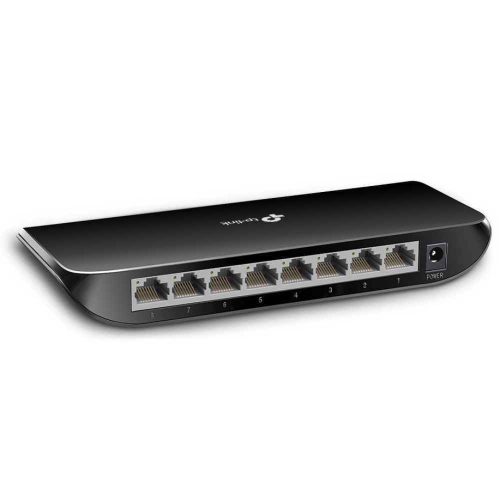 8-портовый гигабитный коммутатор TP-Link TL-SG1008D неуправляемый