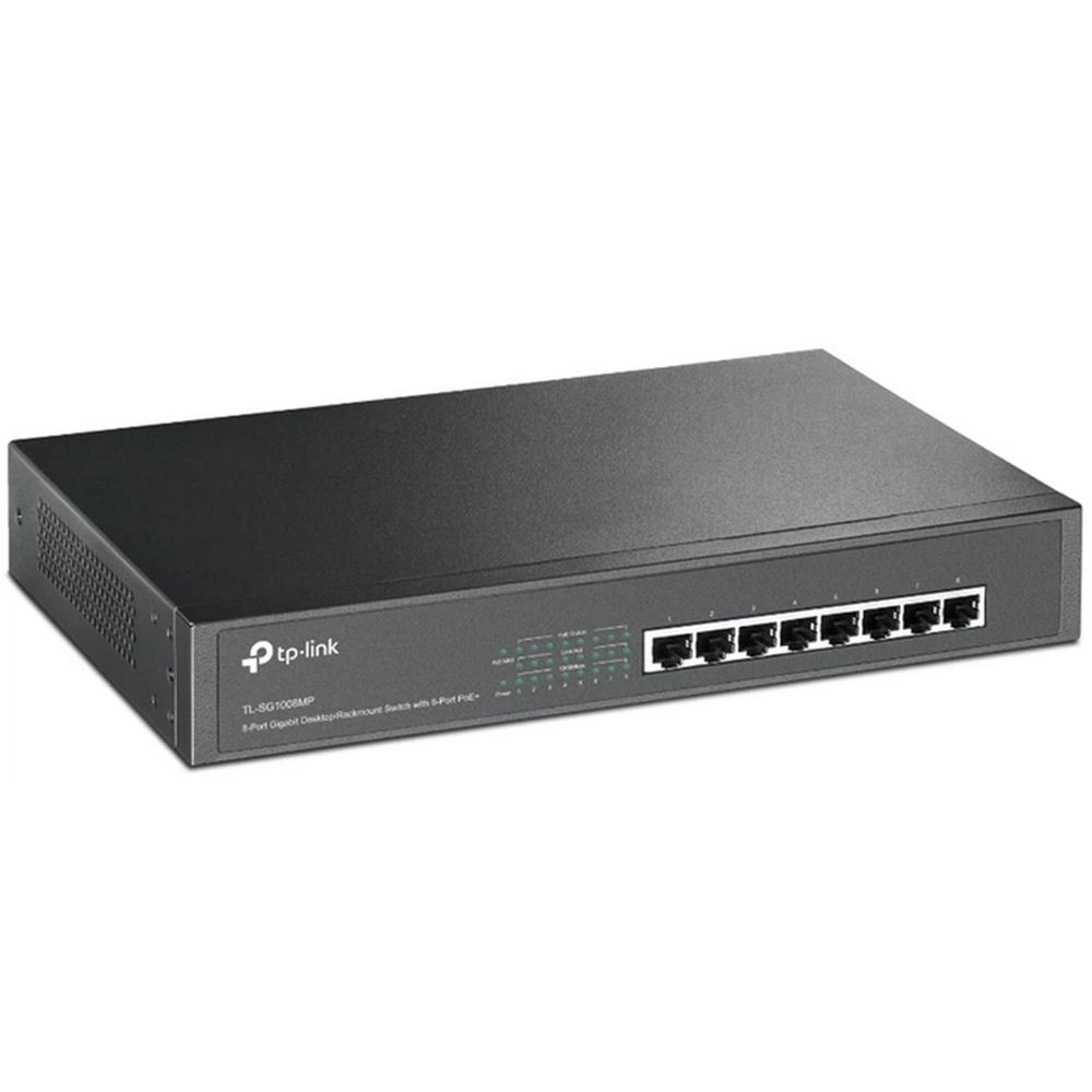 8-портовий комутатор Tp-link TL-SG1008MP