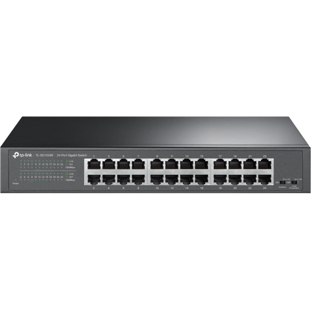 24-портовий гігабітний комутатор TP-Link TL-SG1024D некерований