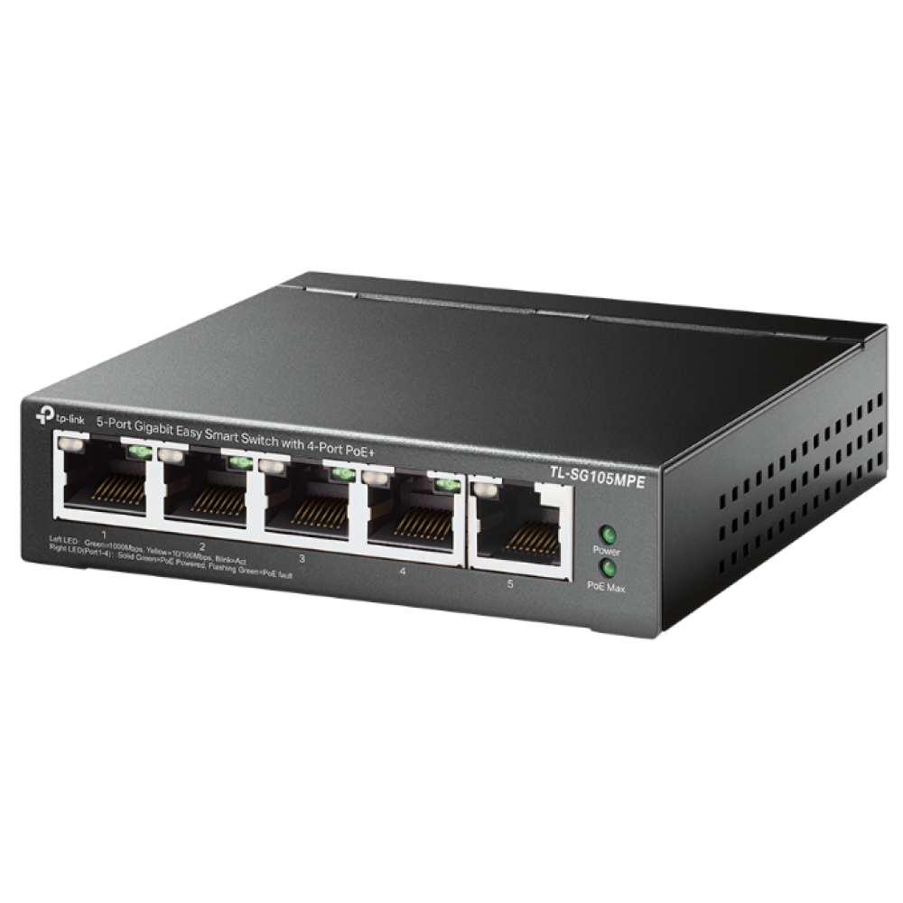 5-портовый PoE-коммутатор TP-Link TL-SG105MPE управляемый