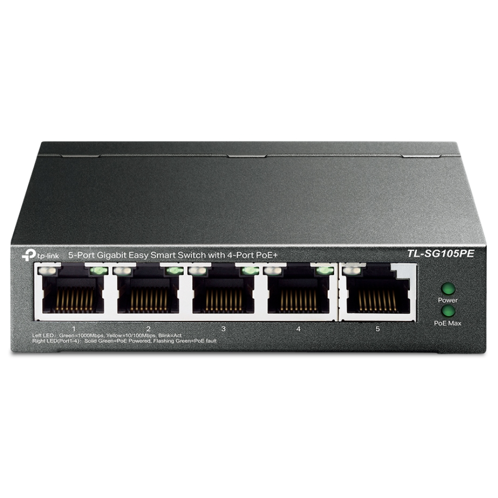 5-портовый PoE-коммутатор TP-Link TL-SG105PE