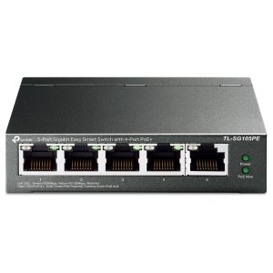5-портовий PoE-комутатор TP-Link TL-SG105PE