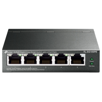 5-портовый PoE-коммутатор TP-Link TL-SG105PE