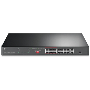 16-портовий PoE-комутатор TP-Link TL-SL1218P некерований