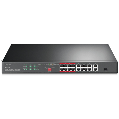 16-портовий PoE-комутатор TP-Link TL-SL1218P некерований
