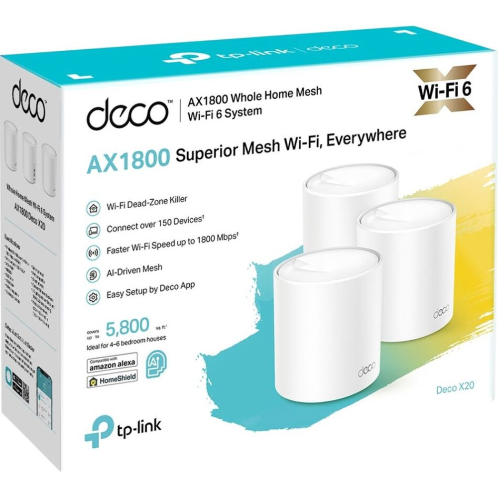 Wi-Fi Mesh-система TP-Link Deco X20 (3--pack)
