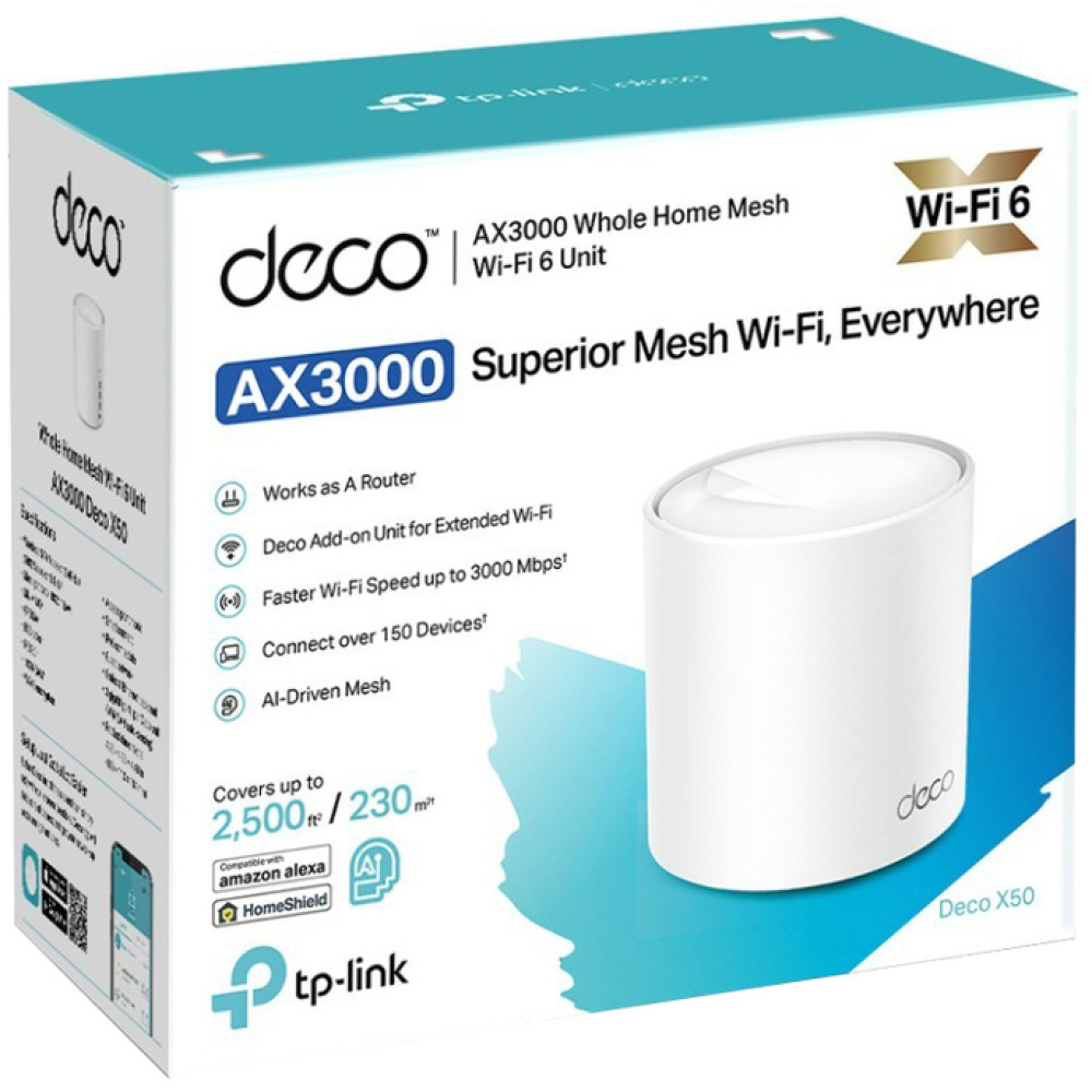 Wi-Fi Mesh-система TP-Link Deco X50 (1-pack)