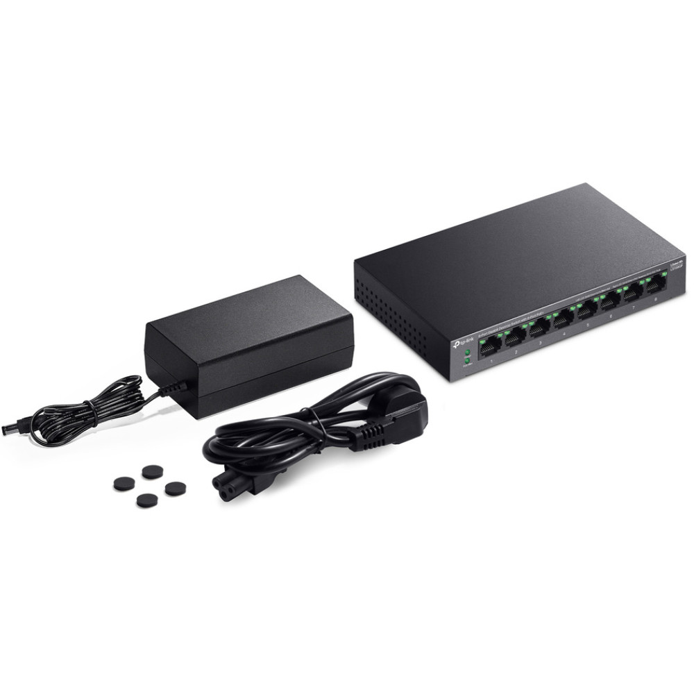8-портовый PoE-коммутатор TP-Link LS108GP неуправляемый