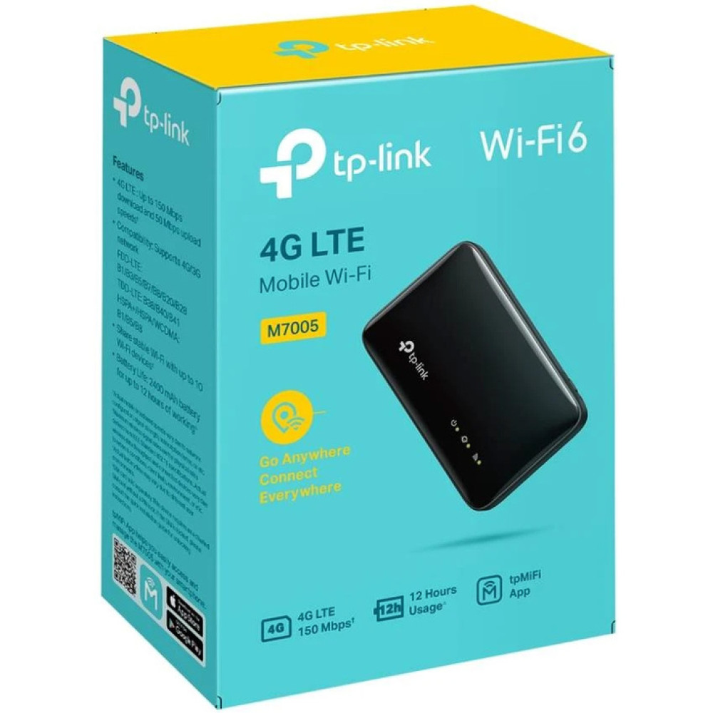 Бездротовий 3G/4G маршрутизатор TP-Link M7005 Black