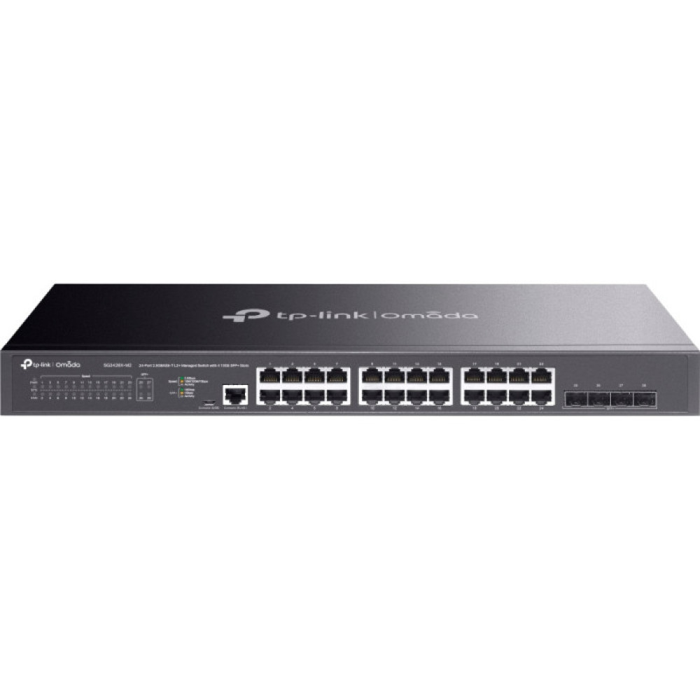 24-портовый коммутатор TP-Link Omada SG3428X-M2 управляемый