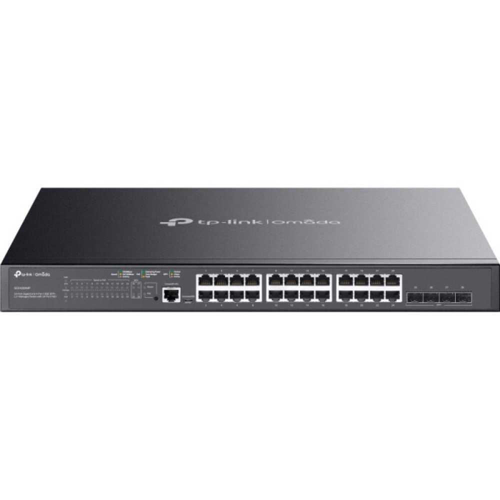 24-портовый PoE-коммутатор TP-Link Omada SG3428XMP управляемый