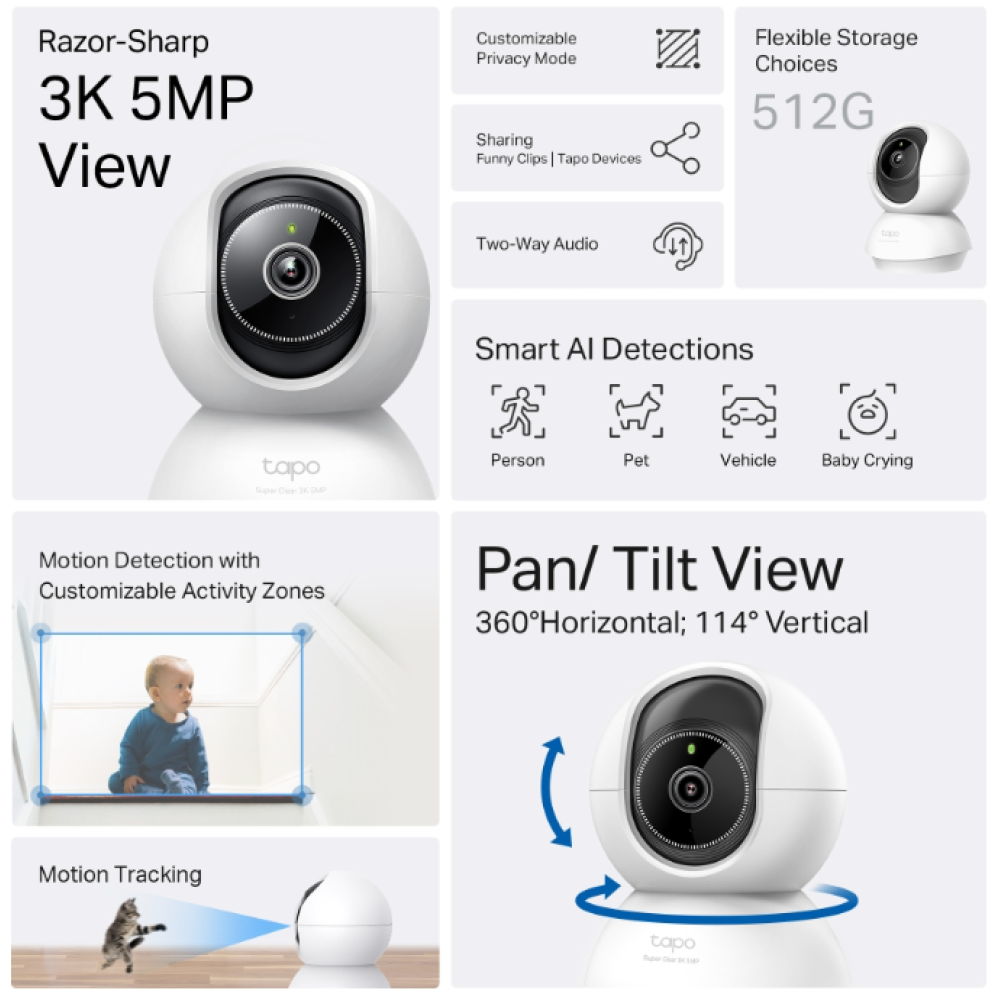 5 МП IP-відеокамера TP-Link Tapo C230