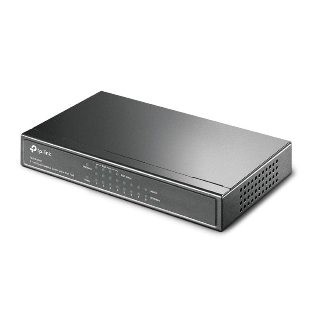 8-портовий PoE-комутатор TP-Link TL-SG1008P некерований