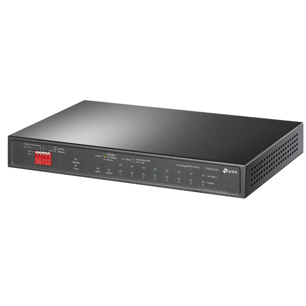 10-портовий PoE-комутатор TP-Link TL-SG1210P некерований